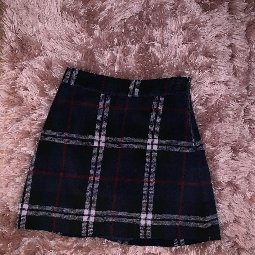 Lulus plaid winter skirt
